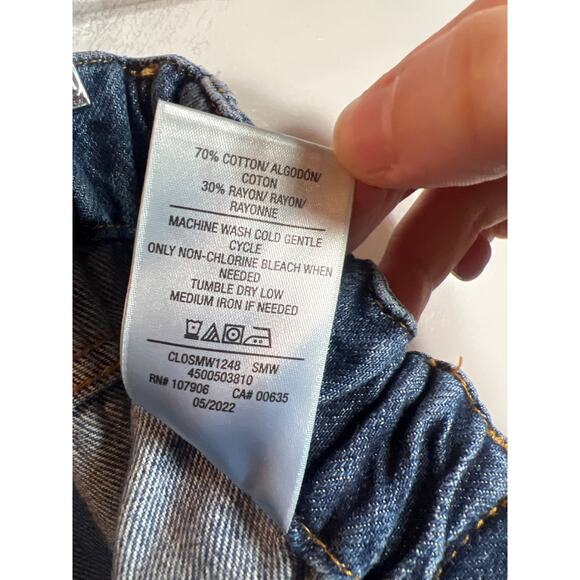 Hudson Jeans Remi High Rise Straight Leg Jeans Elastic Waist Women's 28 / 6 - Picture 9 of 12